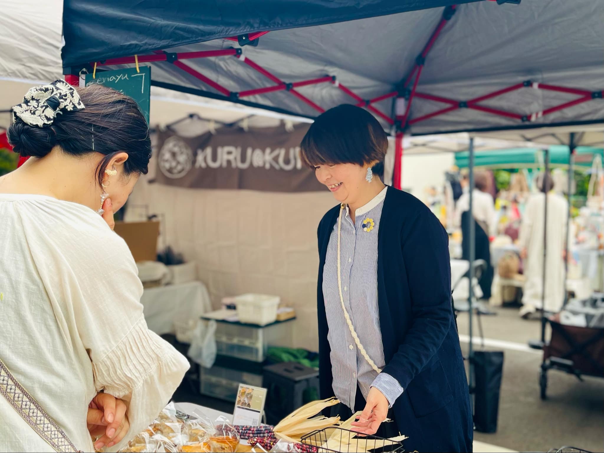 fresh+upマーケットin箕面市役所