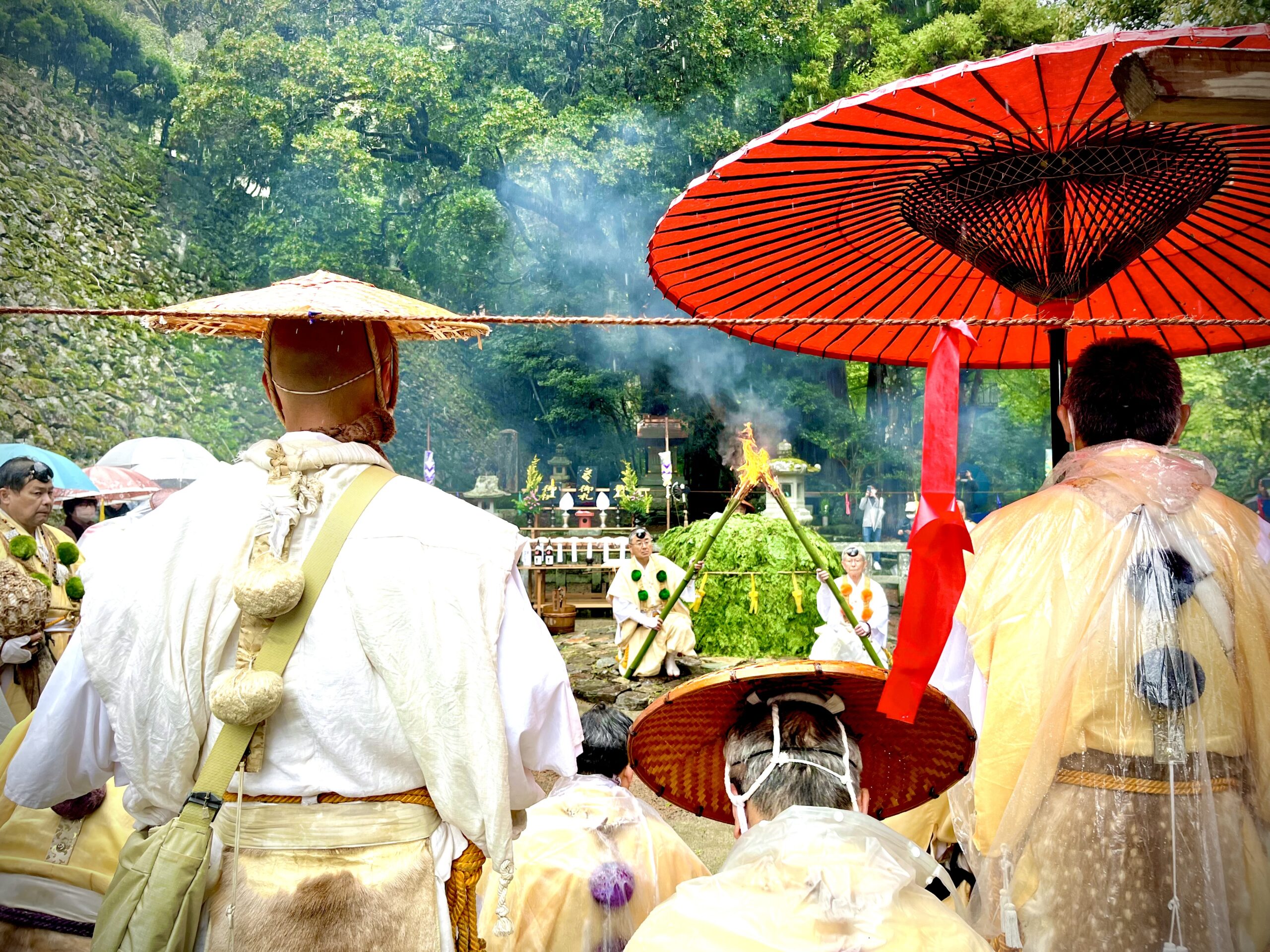 箕面山瀧安寺　戸開法要 採燈大護摩供